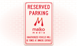 parking sign illustration