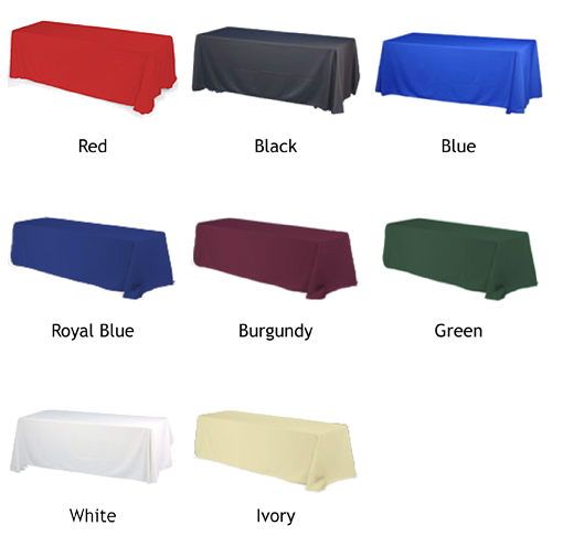 table throw color options